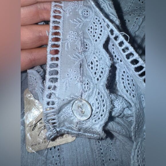 Free People NWT Because of You Tank in Light Blue Size Small - Picture 12 of 13